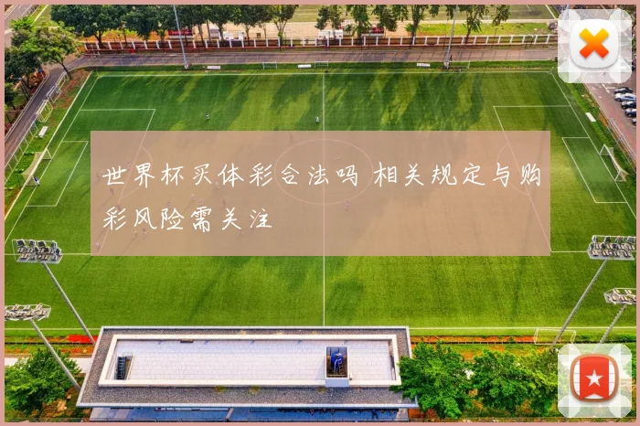 世界杯买体彩合法吗 相关规定与购彩风险需关注